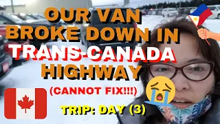 WE LEFT OUR VAN IN TRANS-CANADA HIGHWAY | BUHAY CANADA | LEAVING LONDON, ONTARIO