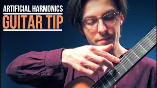 How to play artificial harmonics on guitar!