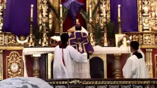 Palm Sunday 2015 Latin Tridentine Sung Mass - Cup Elevation