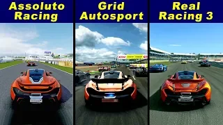 Assoluto Racing vs Grid Autosport vs Real Racing 3 - McLaren P1