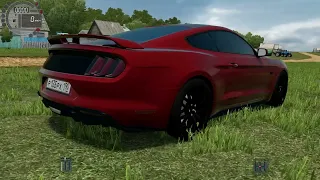 City Car Driving-Ford Mustang GT, ТЕСТ-ДРАЙВ,ОТ ПЕРВОГО ЛИЦА.