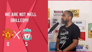 MANCHESTER UNITED V LIVERPOOL POST MATCH FAN REACTION | NOT A WELL DRILLED | ADE