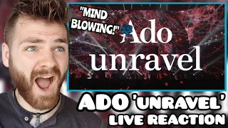 First Time Hearing ADO "UNRAVEL" | Tokyo Ghoul Opening Cover | LIVE | Reaction