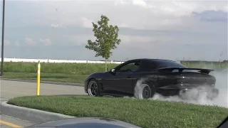 Boosted Vette vs. Trans Am dig race