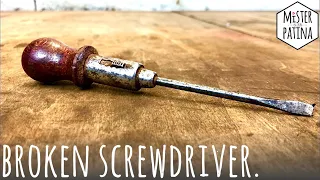 1920 Broken Ratcheting Screwdriver Restoration | Mister Patina