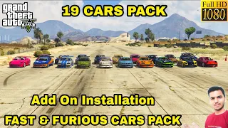 GTA 5 : HOW TO INSTALL FAST AND FURIOUS CARS PACK MOD🔥🔥🔥