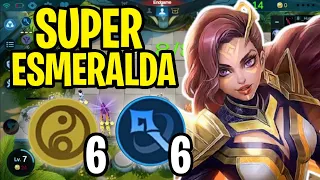 Magic Chess: Super Esmeralda Epic Comeback 1hp | 6 Cadia and 6 Mage synergy combo