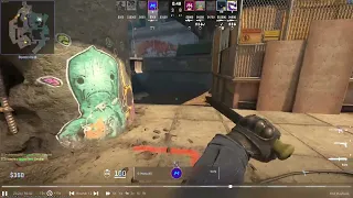 CS2 1v5 Ace clutch overpass