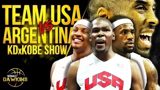 Kobe, Bron, KD Led Team USA vs Ginobili x Argentina Exhibition Game | July 22, 2012 | SQUADawkins