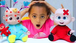 Miss Polly Had a Dolly Song Pretend Play with Dolls | More Nursery Rhymes & Kids Songs