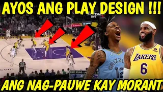 ITO PALA ANG PLAY NA NAGPAHIRAP SA MEMPHIS! MAG IIBA NG DISKARTE SA 2ND ROUND ang LAKERS!