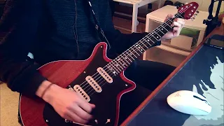 Queen - Save Me (Live Montreal 81' Solo Guitar Cover) ON RED SPECIAL!