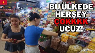 Vietnam Da Nang Han Market'i geziyoruz! I Bu ülkede herşey gerçekten çok ucuz! #26@MujdatAKBIYIK