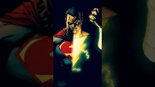 Black adam vs super man and Shazam || #shorts #superman #shazam #dc