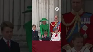 #PrinceLouis once again steals the show on Buckingham Palace balcony #TroopingtheColour 2023