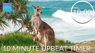 10 Minute Countdown Timer With Upbeat Music ⏲ Kangaroos 🦘10 minute timer relaxing pack up music