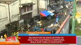 UB: Relokasyon na inaalok para sa mga taga-Guatemala compound, wala raw tubig at kuryente