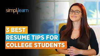 3 Best Resume Tips for College Students | Resume Writing for College Students | #Shorts |Simplilearn