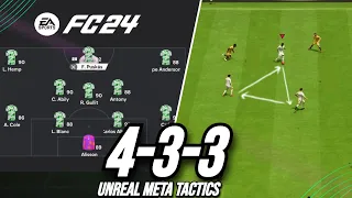 This Is Why 433 Is The New META Formation! Best Custom Tactics EA FC 24