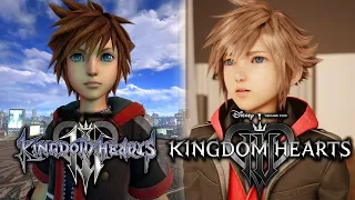 Kingdom Hearts 4 & Kingdom Hearts 3 Comparison - Visuals & Animations - Ray Tracing?!