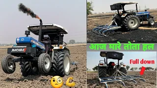 Aaj तोता  हल mare khet me 🚜💪🏻  New holland 3630 ki power 🙈💪🏻🔥