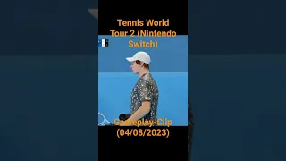 Tennis World Tour 2 Switch - Gameplay-Clip (04/08/2023) #Shorts #TennisWorldTour2 #nintendoswitch