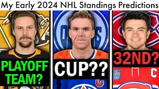 My 2024 NHL Standings Predictions & Stanley Cup Winner! (Hockey Playoffs Picks & Karlsson Rumors)