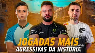 TOP 30 Jogadas mais agressivas da história do CS:GO -  Melhores jogadas (Fer, art, stewie2k...)