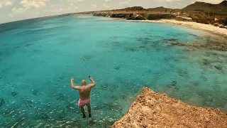 BONAIRE WASHINGTON SLAGBAAI NATIONAL PARK-BOCA SLAGBAAI CLIFF JUMPING