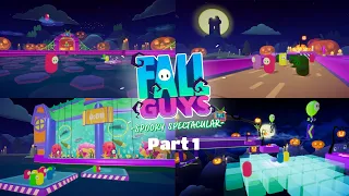 Fall Guys: Spooky Spectacular - 4 Rounds | Fanmade Season 8 w/ GASzROB