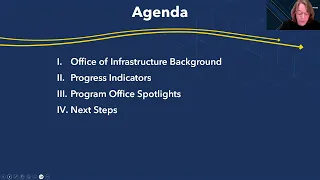 DOE Office of Infrastructure Special Anniversary Webinar and Progress Report