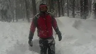Появление "снежного человека"
