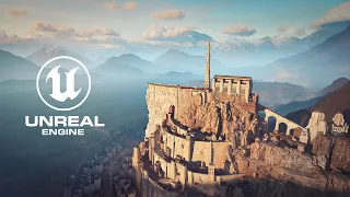 Epic Re-Creation of Minas Tirith With Unreal  Engine 5 #lotr