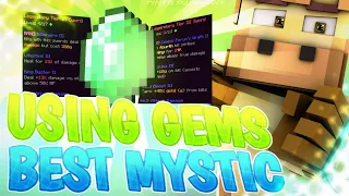 Using 4 GEMS To Make The BEST MYSTICS In The Game.. | Hypixel The Pit
