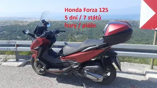 Na skútru na tripu - Alpy, Triglav, Itálie a Chorvatsko - Honda Forza 125 (8/2023)