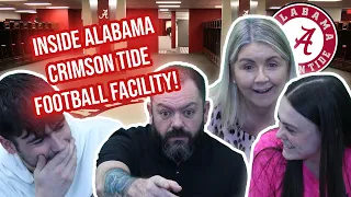 BRITISH FAMILY REACT TO INSIDE ALABAMA CRIMSON TIDE'S 37,000 Sq-ft FOOTBALL FACILITY!