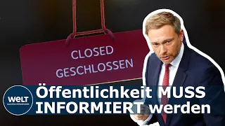 WELT INTERVIEW: FDP-Chef Lindner fordert mehr Informationen zum angeblich geplanten "Mega-Lockdown"