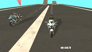 310 HP Kawasaki H2R Vs 400 HP H2 DRAG RACE GTA San Andreas