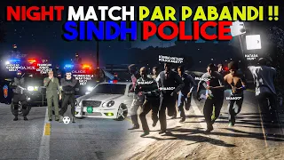 NIGHT MATCH BANNED IN LOS SANTOS FEAT FRANKLIN SAAB | SINDH POLICE | REAL LIFE MOD | GTA 5 PAKISTAN