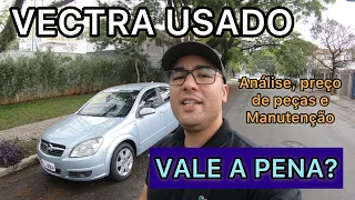 VECTRA USADO VALE A PENA? Motor 2.0 8V usando modelo 2008. Análise, review e custo de manutenção