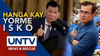 Duterte, bilib sa pamamahala ni Yorme Isko sa Maynila