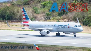 AMERICAN AIRLINES A321-231 DAILY FLIGHTS RETURN | (LANDING + TAKEOFF) AT GRENADA!!