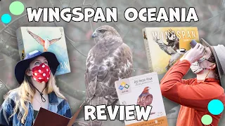 Wingspan Oceania (+ Base Game) 1-2 Player Review (REAL Birdwatching!)