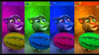 My Talking Tom -- 🤣 Funny Moments Colours 🌈 Cat 🐈 Video । Mobile Gameplay Part -(6)