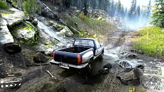 OFF-ROADING WITH REALISTIC TRUCK  - SnowRunner