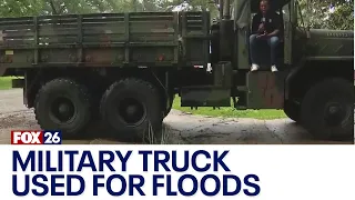 Kingwood residents urged to evacuate, military truck used to see impact