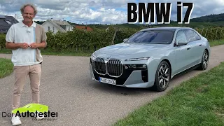 BMW i7 xDrive60 (2023) - Bayrische Luxus-Limousine stromert sänftengleich - Review