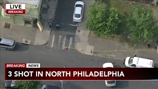 3 teens shot in North Philadelphia; suspect wanted