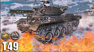 Взял КОЛОБАНОВА на ФУГАСАХ ✅ World of Tanks T49 лучший бой