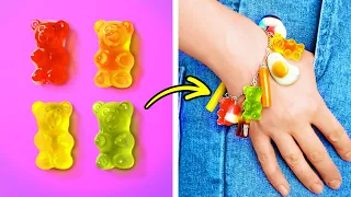 COLORFUL CANDY JEWELRY | Wonderful DIY Accessories With Polymer Clay, Glue Gun, 3D-Pen And Epoxy